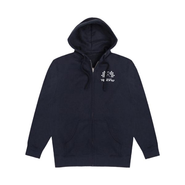 Front image of the Mercury Racing Champions Hoodie with the white Mercury Racing logo on the left chest