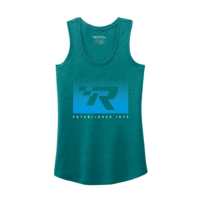 Image of the Mercury Racing Women's Ready to Race Tank with Mercury Racing logo on the front