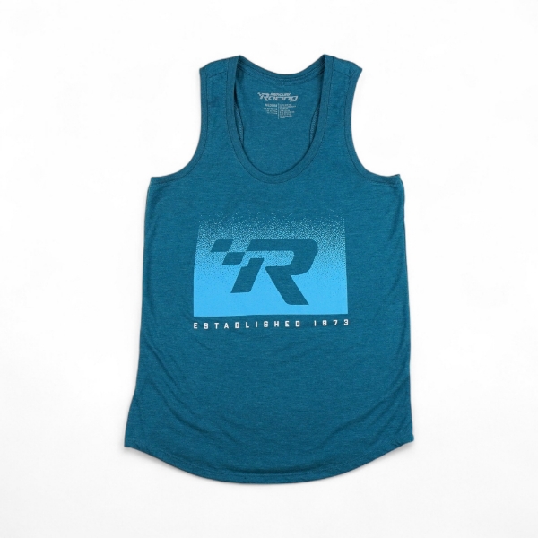 Image of the Mercury Racing Women's Ready to Race Tank with Mercury Racing logo on the front
