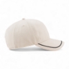 Right view image of the Mercury Racing Tan Emblem Hat on white background