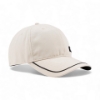 Right view image of the Mercury Racing Tan Emblem Hat on white background