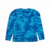 Back image of the Ocean Womens Long Sleeve Performance Shirt on white background