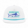 Image of the Carolina Hat with the rope and Mercury Marine graphic design on the front