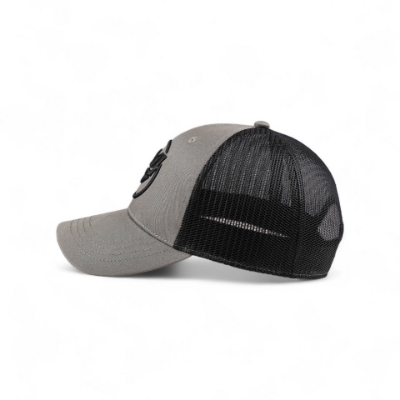 Image of the Dark Grey Classic Cap with black Mercury logo embroidered on the front