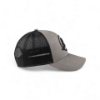 Right side image of the Dark Grey Classic Cap with black Mercury logo embroidered on the front