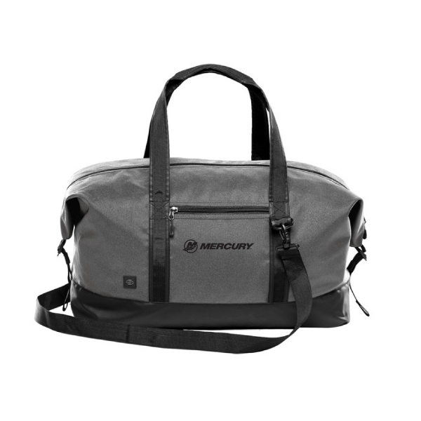 Mercury Marine Stormtech Soho Duffel Bag with waterproof base and adjustable strap