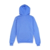 Blue youth hoodie plain back