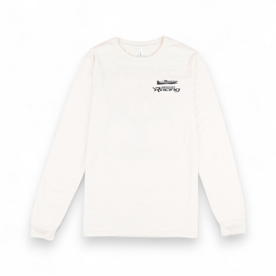 Mercury Racing Throttle Back Long Sleeve – Back View with Bold Racing Graphic