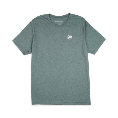 Mercury Marine Precision Tee green front view with small chest logo