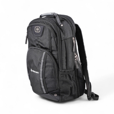 Mercury Marine OGIO black backpack from front