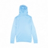 Mercury Marine Youth Retro Performance Hoodie sky blue back view