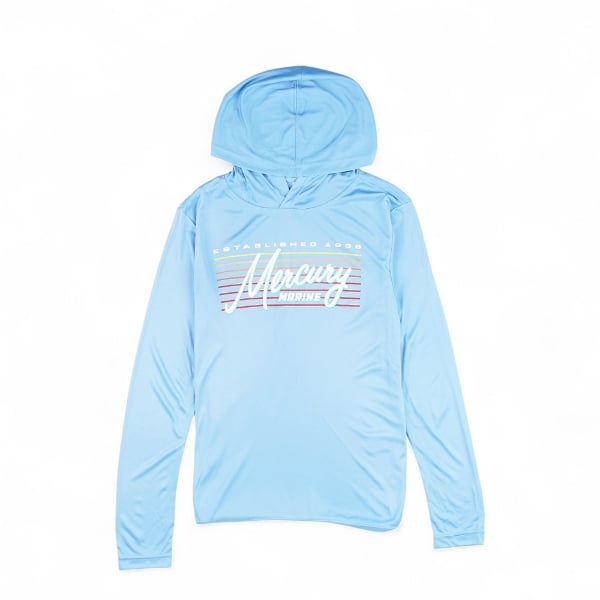 Mercury Marine Youth Retro Performance Hoodie Front