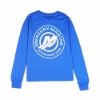 Mercury Marine Youth Core Long Sleeve Shirt royal blue back view with circular graphic logo