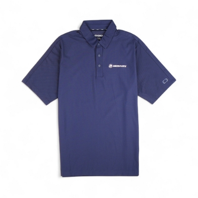 Mercury Marine OGIO Performance Polo navy front view with chest logo
