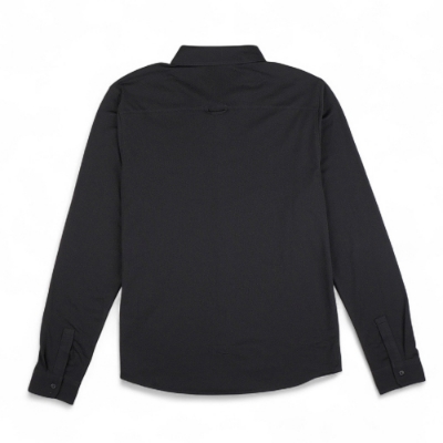Mercury Marine OGIO Button Down black front view with chest logo and pocket