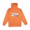 Mercury Marine Wide Open Full Zip Hoodie Adobe back view with offshore fishing boat graphic