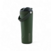 Back of green Mercury Marine BrüMate MultiShaker insulated shaker bottle