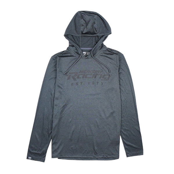 Mercury Racing Storm Creek Hooded Long Sleeve	with Mercury Racing logo on chest