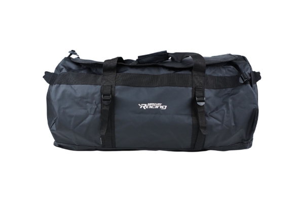 Mercury Racing Waterproof Gear Bag with white Mercury Racing logo