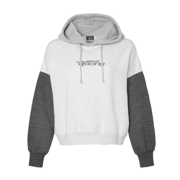 Mercury Racing Women’s Crop Hoodie Front