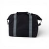 Black cooler bag with grey straps and no visible logo, designed for Mercury Racing fans.