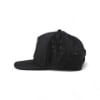 Opposite side view of Mercury Racing Racecraft Hat in black with breathable perforated panels