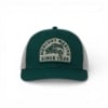 Green Mercury Marine hat with embroidered fish patch reading ‘Mercury Marine Since 1939.