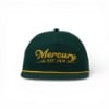 Mercury Heritage Rope hat, dark green with gold Mercury Est. 1939 script logo.