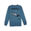 Back view of Mercury Racing 1973 Long Sleeve Tee with boat engine graphic