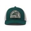 Green Mercury Marine hat with embroidered fish patch reading ‘Mercury Marine Since 1939.