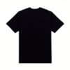 Back of plain black shirt