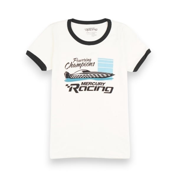 Front of Mercury Racing Retro Racer Women's Tee