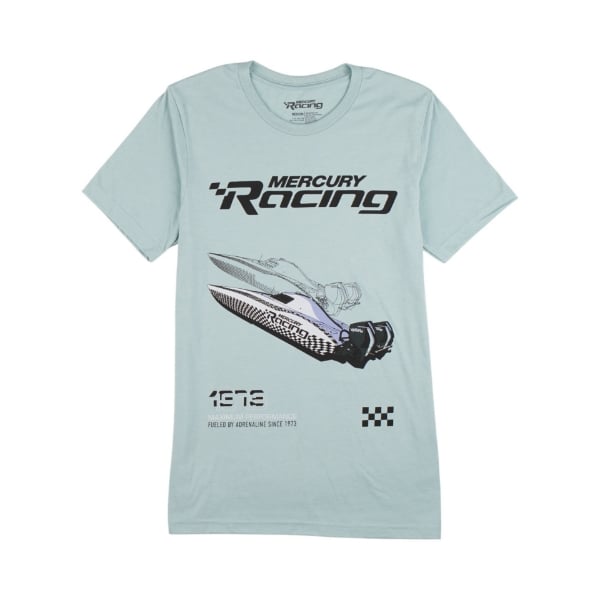 Mercury Racing 1973 Performance Tee in Heather Green