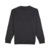 Blank back of black crewneck