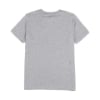 Blank back of gray tee