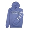Nautical Flag Hoodie with arm folded over showing nautical flag illustrations
