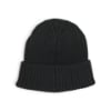 Blank black back of beanie