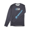 Charcoal Mercury Torque Sun Hoodie, angled front view showing chest logo and "Mercury" sleeve print