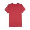 Back of heather canvas red tee shirt