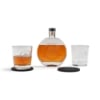 Mercury Decanter Set with decanter, two tumblers and two coasters