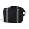 Black cooler bag with grey straps and no visible logo, designed for Mercury Racing fans.