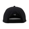 Black Mercury Racing cap, back view showing "R" logo and adjustable closure
