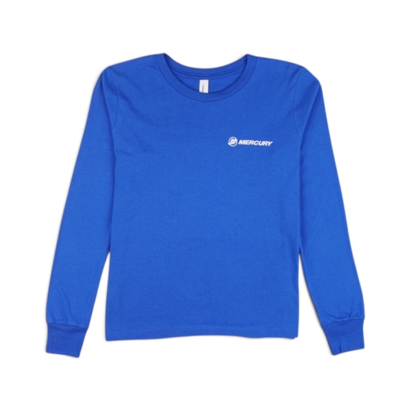 Mercury Marine Youth Core Long Sleeve Shirt Front