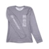 Mercury Marine Women’s Performance Long Sleeve Steel with sleeve folded over showing Mercury logo