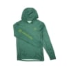 Mercury Marine Precision Hooded Performance Shirt Front with sleeve folded in showing Mercury logo