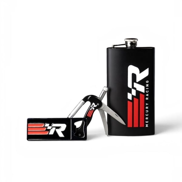 Mercury Racing Flask Set